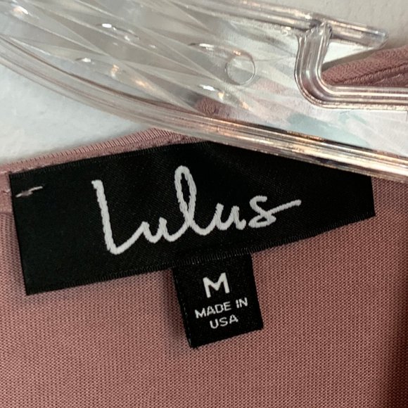 Lulu's | wrap front long sleeve bodysuit medium - Picture 4 of 7